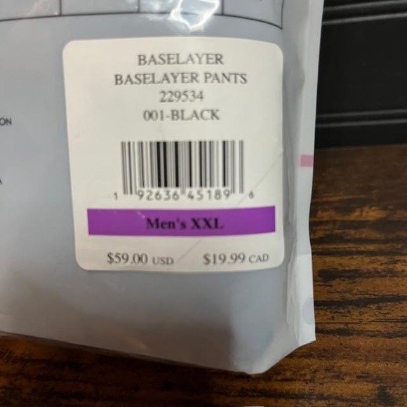 Spyder Mens Midweight Baselayer Pant High Performance Comfort - Picture 2 of 3